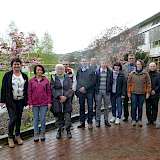 Die Projektgruppe mit den Berufsschullehrern aus Wurzen: Gabriele Hertel (2. von links), Christiane Jäckel (3. von rechts) und Volker Quittschorr (6. von links)