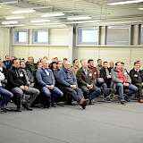 AGCO-Werksleiter in Hohenmölsen, Dr. Sven Gemper, begrüßte die zahlreichen Teilnehmer der 4. Jahreshauptversammlung in Sachsen-Anhalt.
